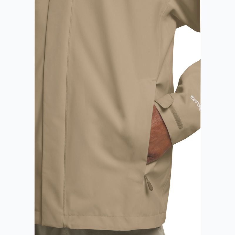 Vyriška lietaus striukė Jack Wolfskin Trailtime 2L hazel wood 5