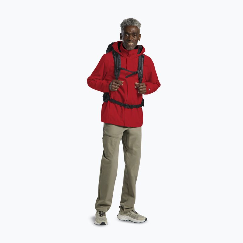 Vyriška striukė nuo lietaus Jack Wolfskin Trailtime 2L siren red 2