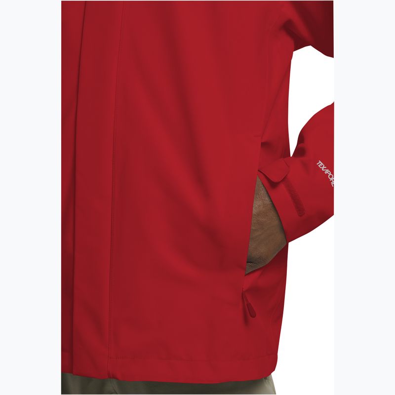 Vyriška striukė nuo lietaus Jack Wolfskin Trailtime 2L siren red 6