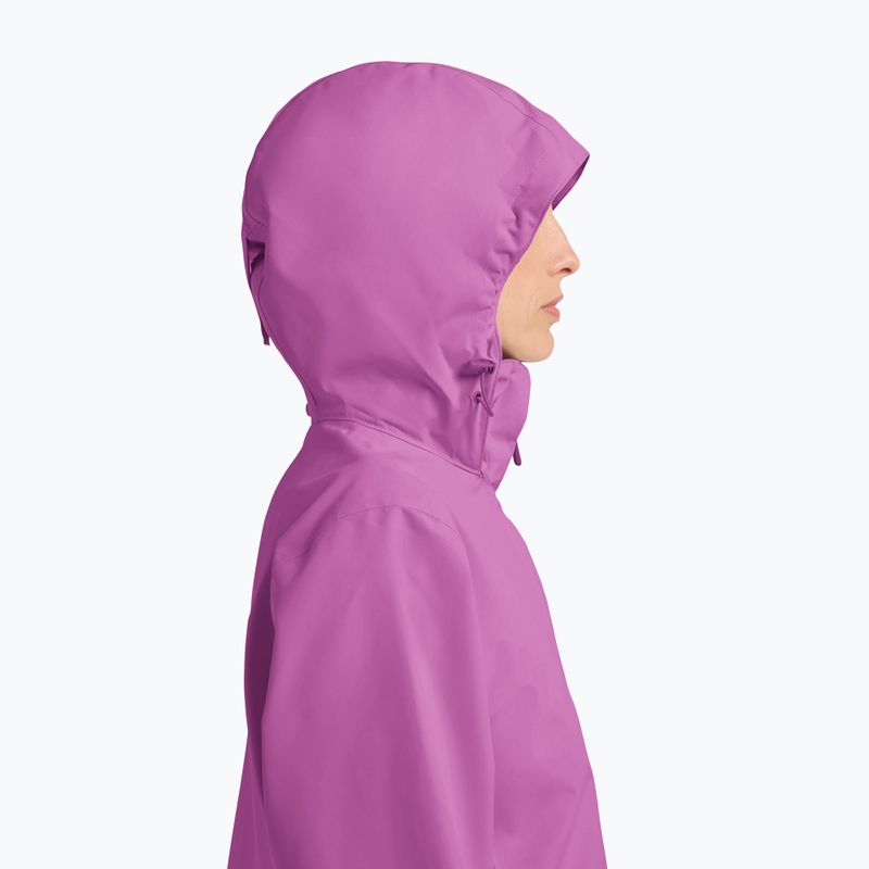 Moteriška striukė nuo lietaus Jack Wolfskin Trailtime 2L foxglove 4