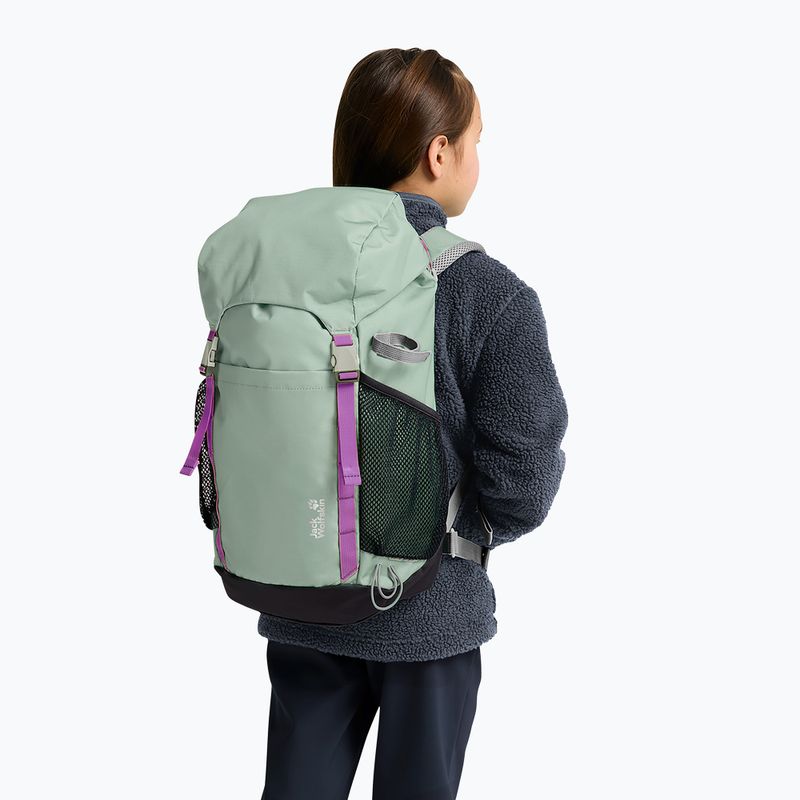 Vaikiška turistinė kuprinė Jack Wolfskin Kids Explorer 20 l green zinnia 14