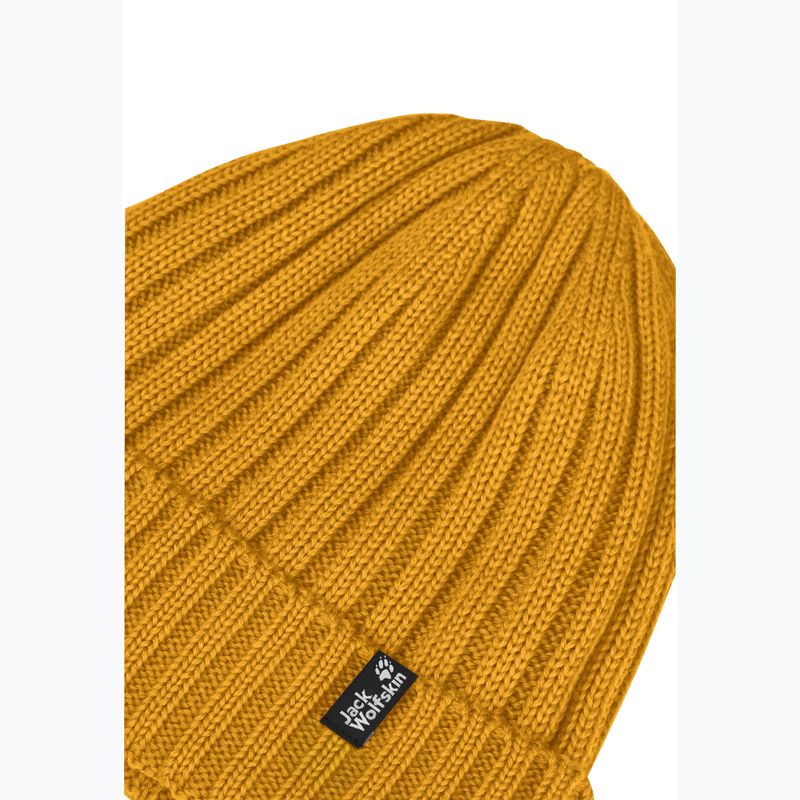 Žieminė kepurė Jack Wolfskin Rib Knit burly yellow jw 3