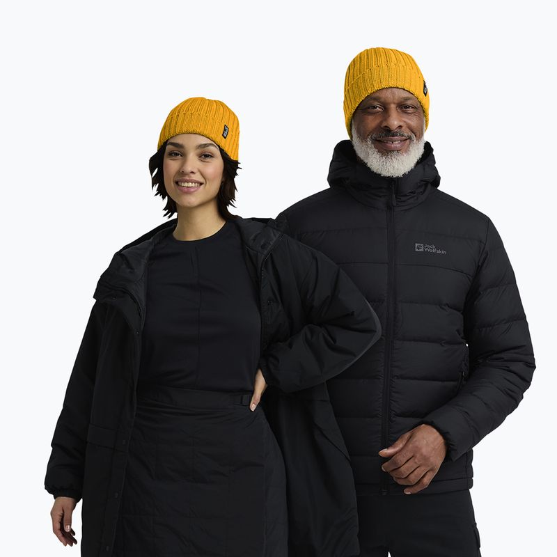 Žieminė kepurė Jack Wolfskin Rib Knit burly yellow jw 4