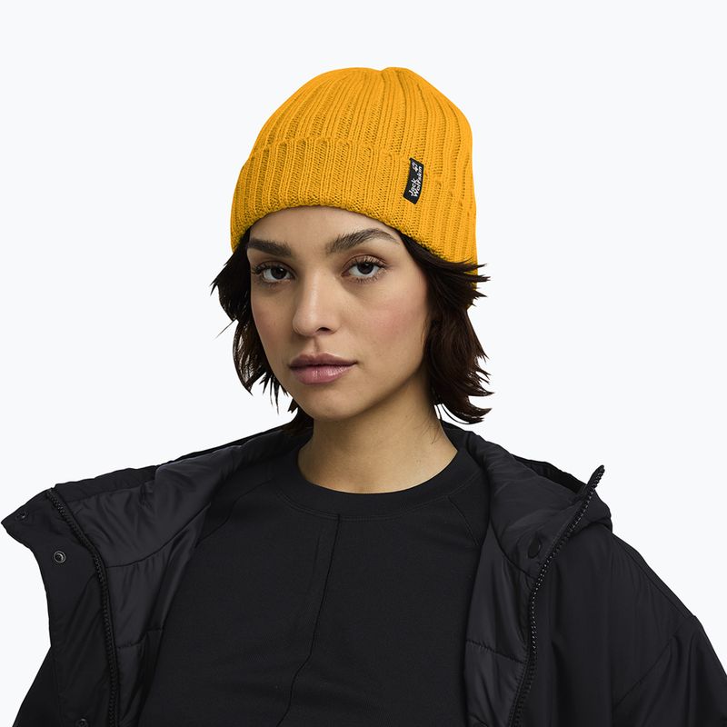 Žieminė kepurė Jack Wolfskin Rib Knit burly yellow jw 6