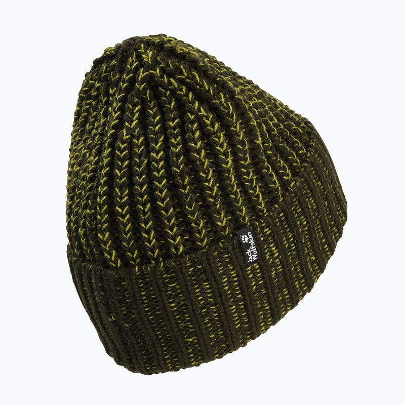 Žieminė kepurė Jack Wolfskin Badge Beanie obsidian moss 2