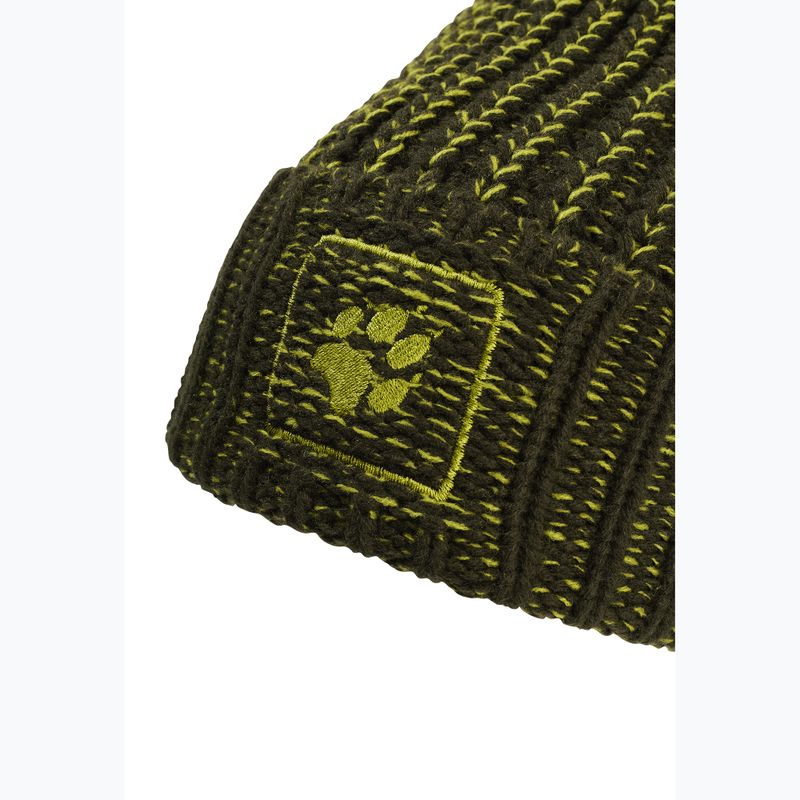 Žieminė kepurė Jack Wolfskin Badge Beanie obsidian moss 3