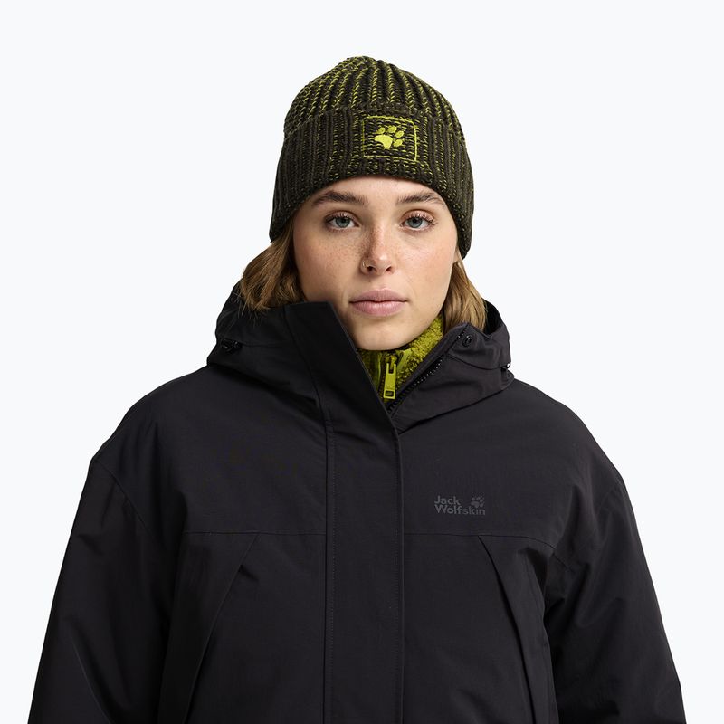 Žieminė kepurė Jack Wolfskin Badge Beanie obsidian moss 5