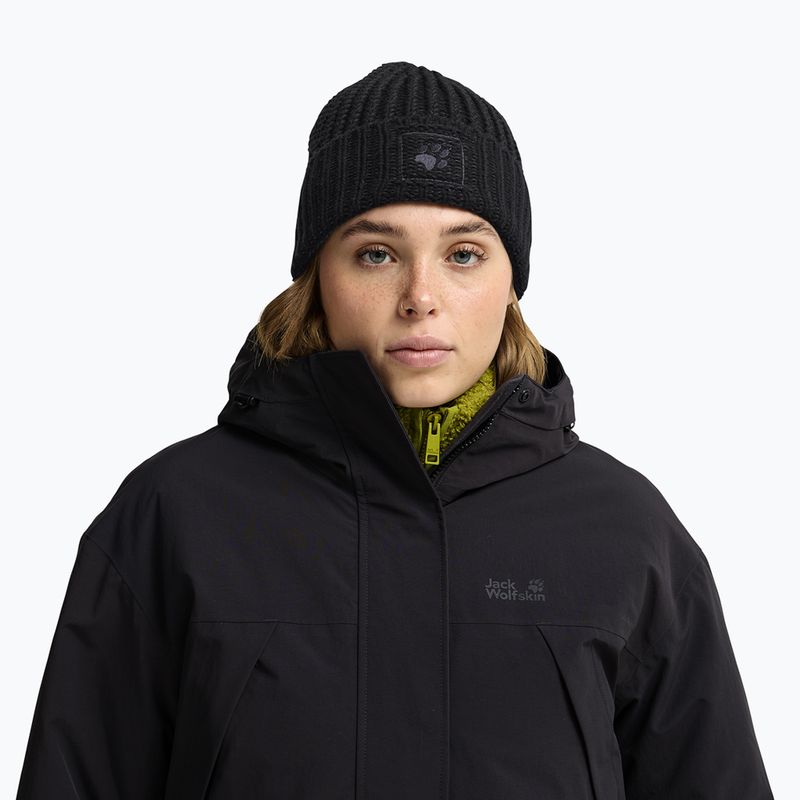 Žieminė kepurė Jack Wolfskin Badge Beanie black 5