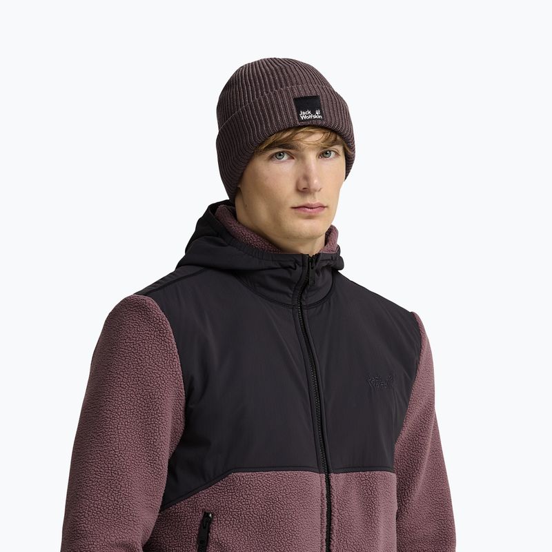 Žieminė kepurė Jack Wolfskin Pergamon Beanie sheer plum 6