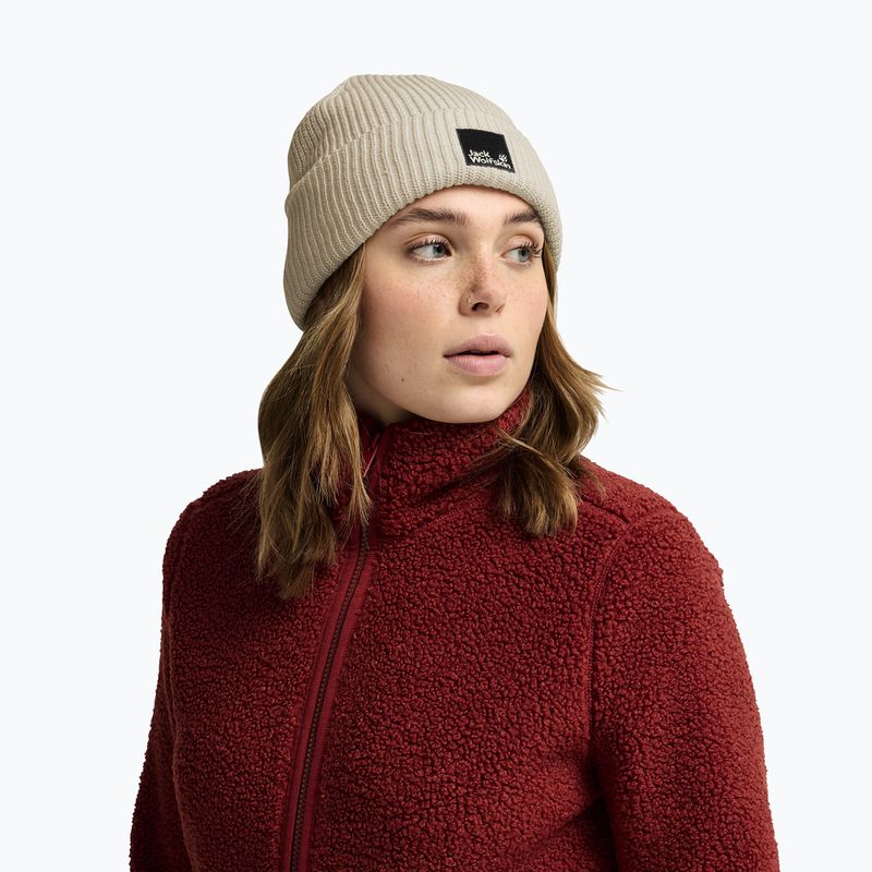 Žieminė kepurė Jack Wolfskin Pergamon Beanie oyster 5