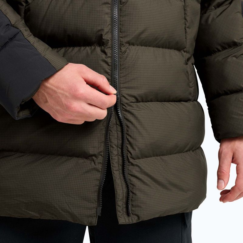 Vyriška pašiltinta striukė Jack Wolfskin Icy Hollow Hooded obsidian moss 6