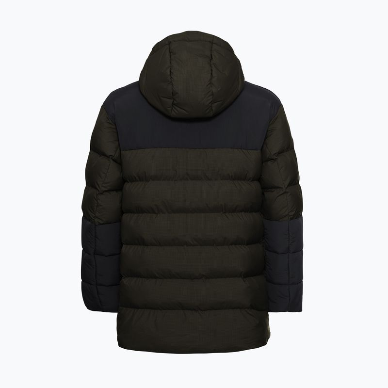 Vyriška pašiltinta striukė Jack Wolfskin Icy Hollow Hooded obsidian moss 8