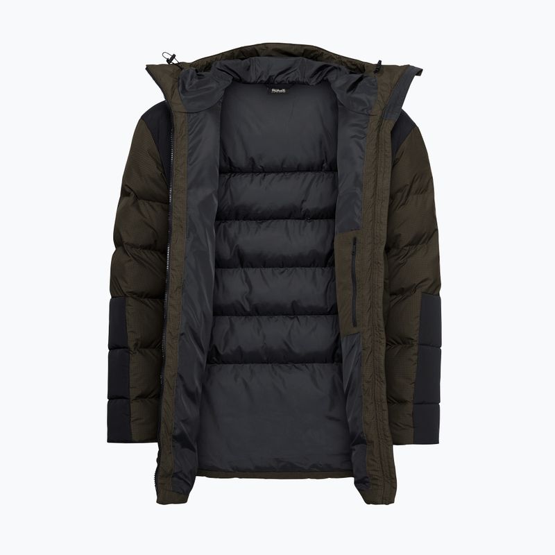 Vyriška pašiltinta striukė Jack Wolfskin Icy Hollow Hooded obsidian moss 9