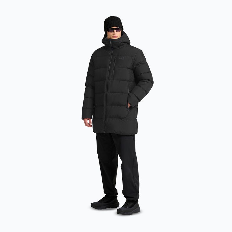 Vyriškas pūstas paltas Jack Wolfskin Coloniu Coat black 2