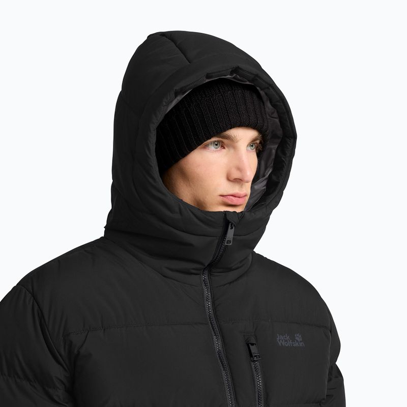 Vyriškas pūstas paltas Jack Wolfskin Coloniu Coat black 4