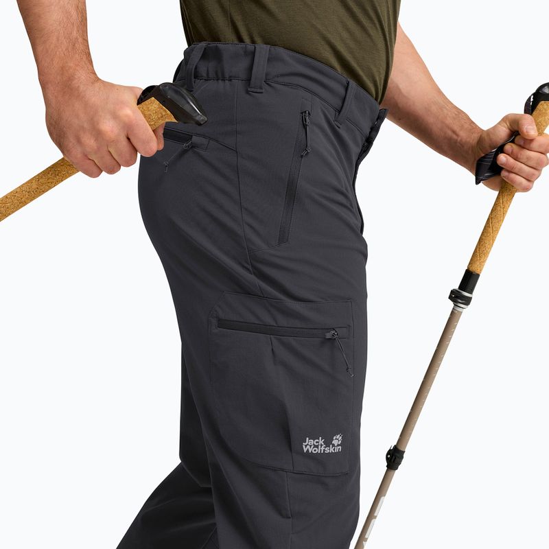 Vyriškos žygių kelnės Jack Wolfskin Activate Flex phantom 4