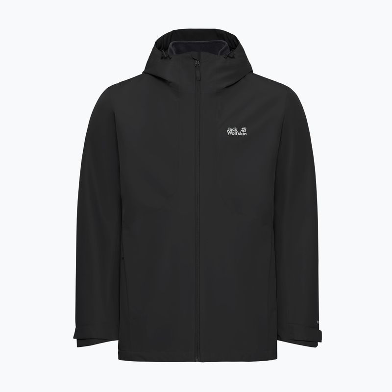 Vyriška 3 in‑1 striukė Jack Wolfskin Stonetrail 3In1 black 10