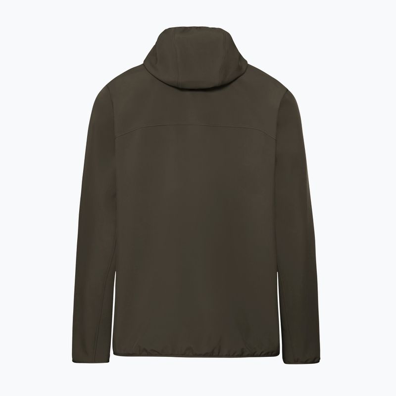 Vėjo nepraleidžianti vyriška striukė Jack Wolfskin Wild Winds Hooded obsidian moss 10