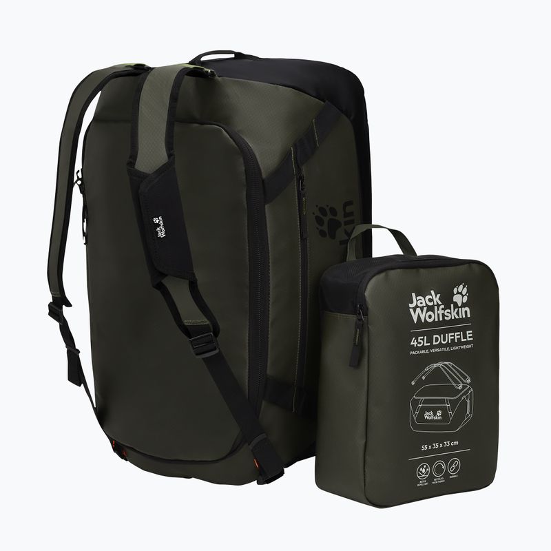 Kelioninė kuprinė Jack Wolfskin Tecton Duffle 45 l rich olive 5