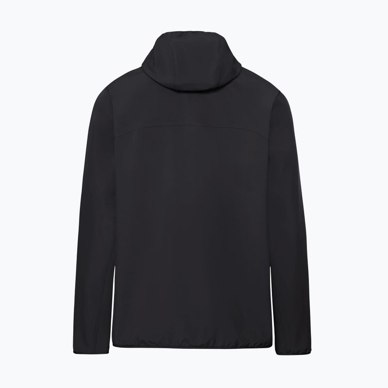 Vėjo nepraleidžianti vyriška striukė Jack Wolfskin Wild Winds Hooded black 9