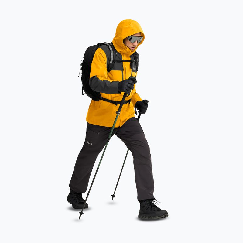 Vyriška lietaus striukė Jack Wolfskin Jasper Pro 2L burly yellow jw 2
