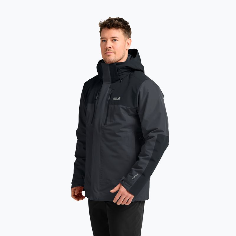 Vyriška 3 in‑1 striukė Jack Wolfskin Jasper Pro 3IN1 phantom 4