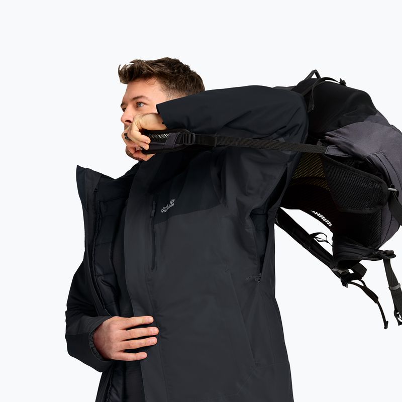Vyriška 3 in‑1 striukė Jack Wolfskin Jasper Pro 3IN1 phantom 9