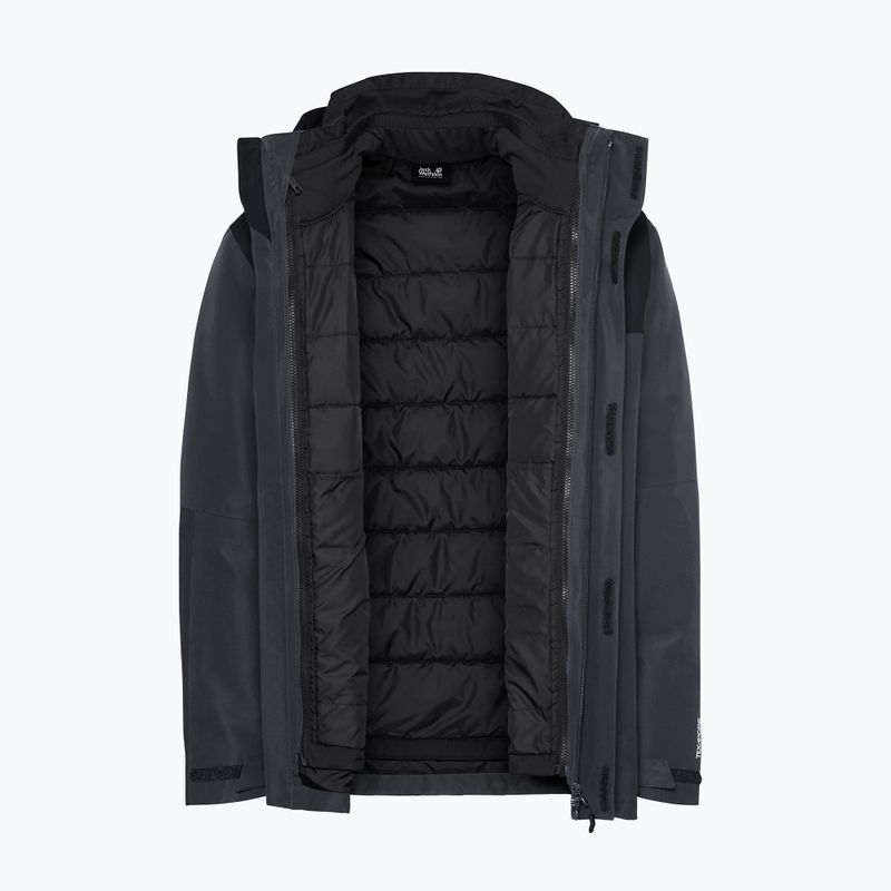 Vyriška 3 in‑1 striukė Jack Wolfskin Jasper Pro 3IN1 phantom 14