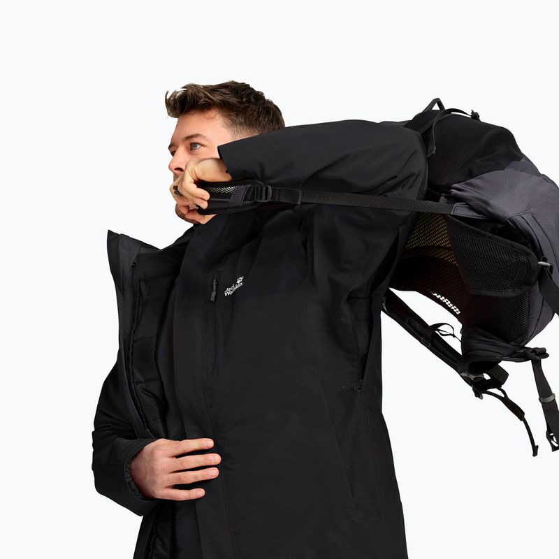 Vyriška 3 in‑1 striukė Jack Wolfskin Jasper Pro 3IN1 black 9
