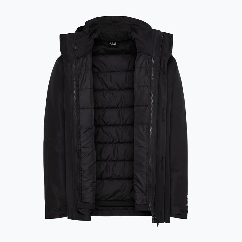 Vyriška 3 in‑1 striukė Jack Wolfskin Jasper Pro 3IN1 black 11