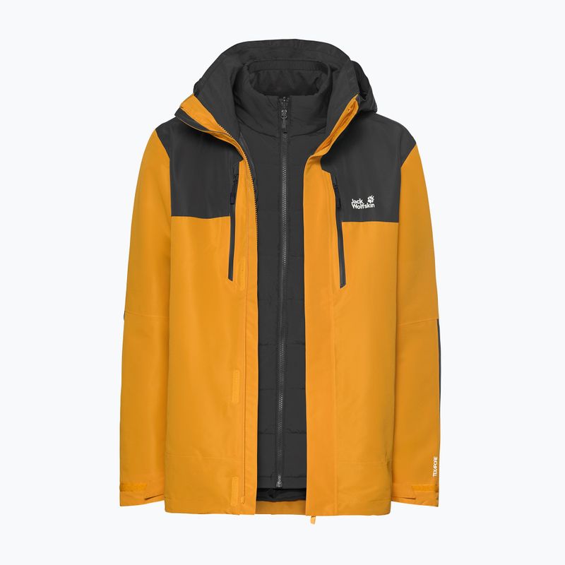 Vyriška 3 in‑1 striukė Jack Wolfskin Jasper Pro 3IN1 burly yellow jw 13