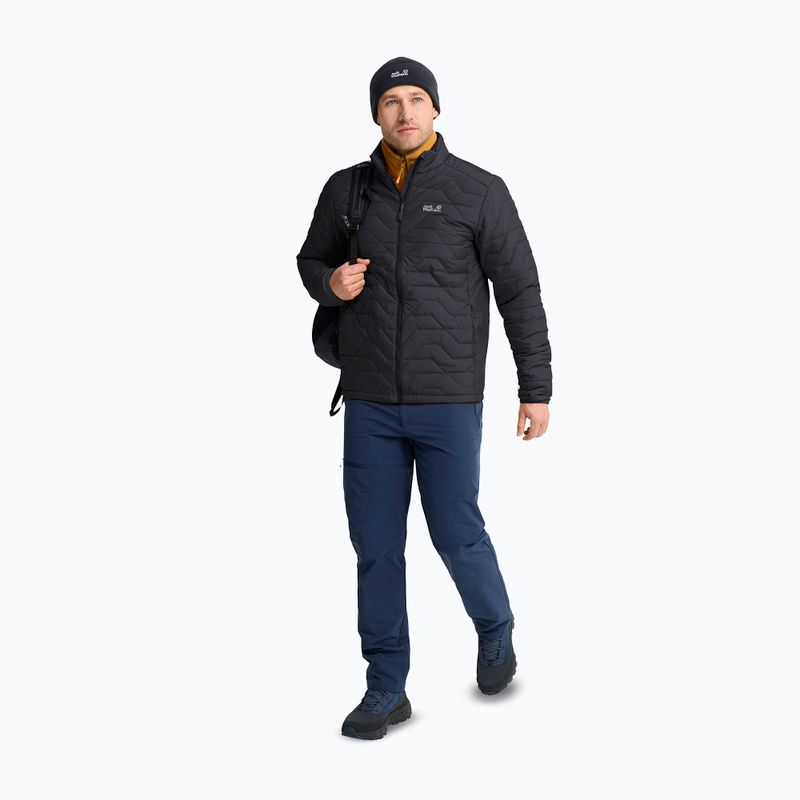 Vyriška pašiltinta striukė Jack Wolfskin Flextrek Ins black 2