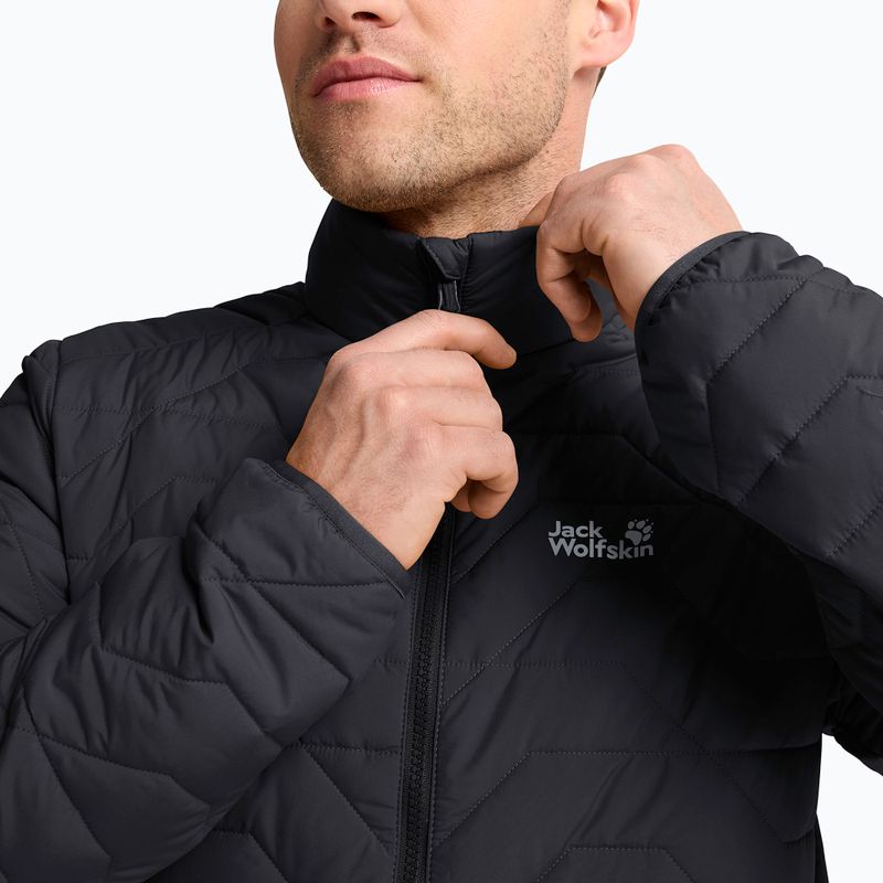 Vyriška pašiltinta striukė Jack Wolfskin Flextrek Ins black 4
