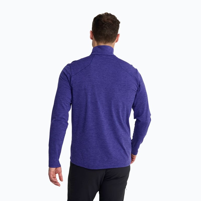 Vyriškas flisinis džemperis Jack Wolfskin Trail Half Zip glow ink 2