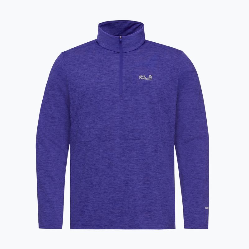 Vyriškas flisinis džemperis Jack Wolfskin Trail Half Zip glow ink 4