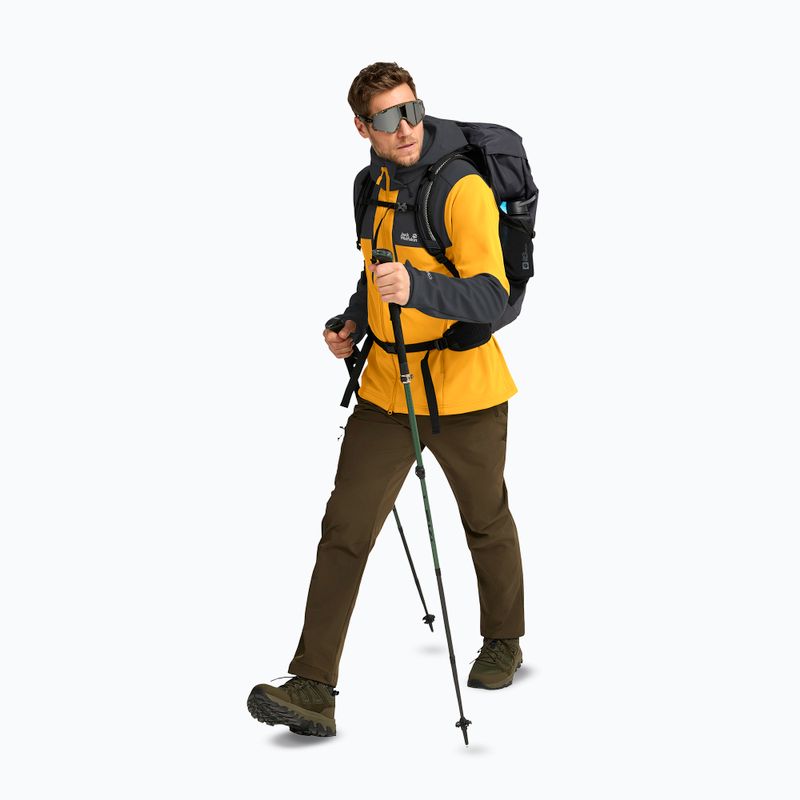 Vėjo nepraleidžianti vyriška striukė Jack Wolfskin Jasper burly yellow jw 2