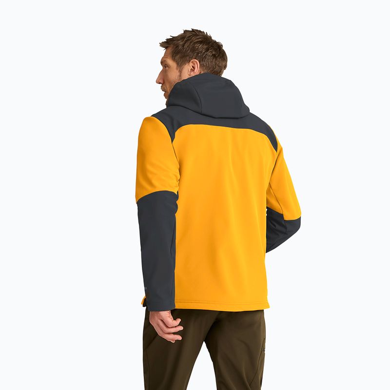 Vėjo nepraleidžianti vyriška striukė Jack Wolfskin Jasper burly yellow jw 3