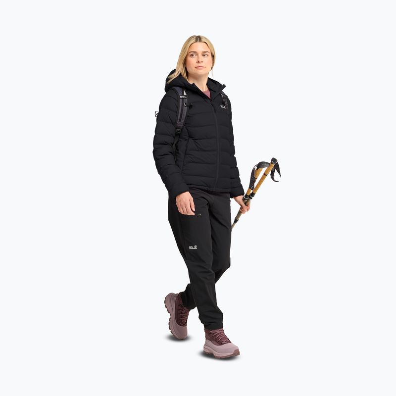 Moteriška pūsta striukė Jack Wolfskin Wild Pass Down Hoody Rds black 2