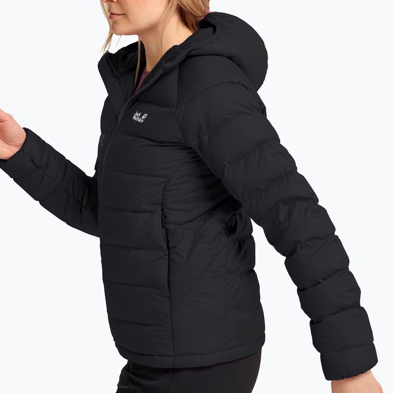 Moteriška pūsta striukė Jack Wolfskin Wild Pass Down Hoody Rds black 4