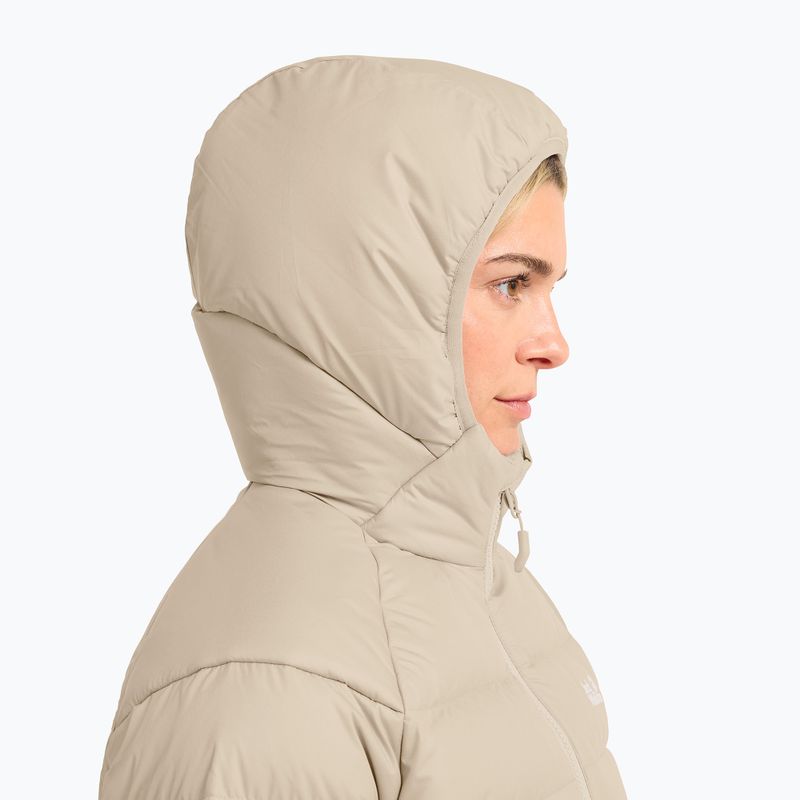 Moteriška pūsta striukė Jack Wolfskin Wild Pass Down Hoody Rds oyster 5