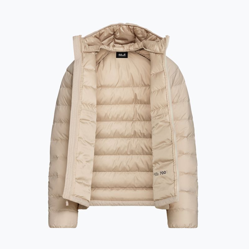 Moteriška pūsta striukė Jack Wolfskin Wild Pass Down Hoody Rds oyster 8