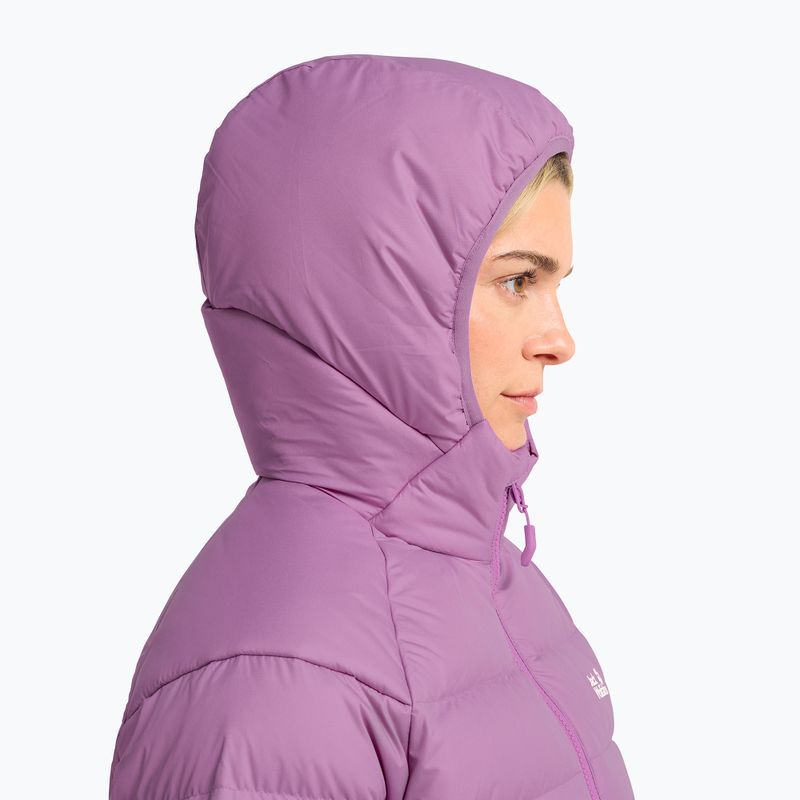 Moteriška pūsta striukė Jack Wolfskin Wild Pass Down Hoody Rds vivid orchid 5