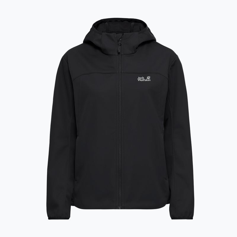 Moteriška softshell striukė Jack Wolfskin Windhain 2 Hoody black 7