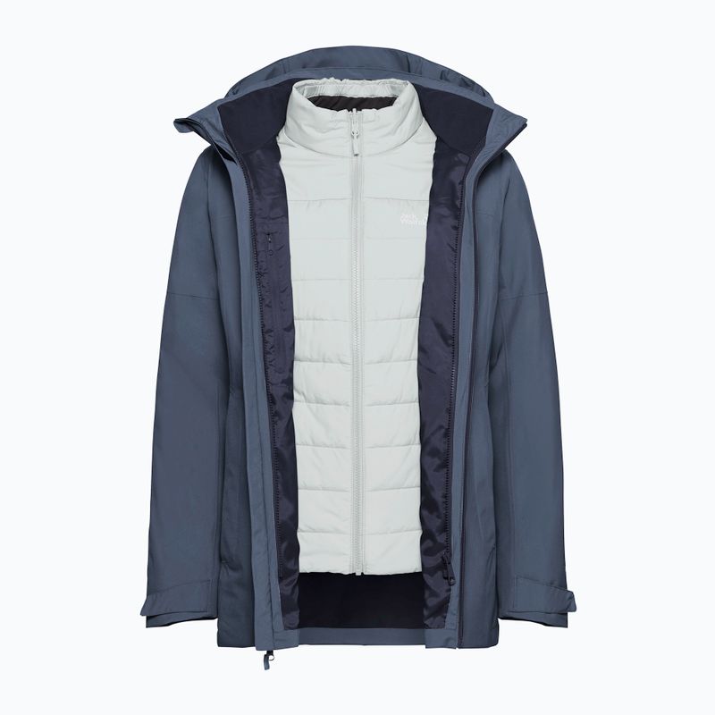 Moteriška 3‑in‑1 striukė Jack Wolfskin Hunberg 2 3IN1 midnight sky 12