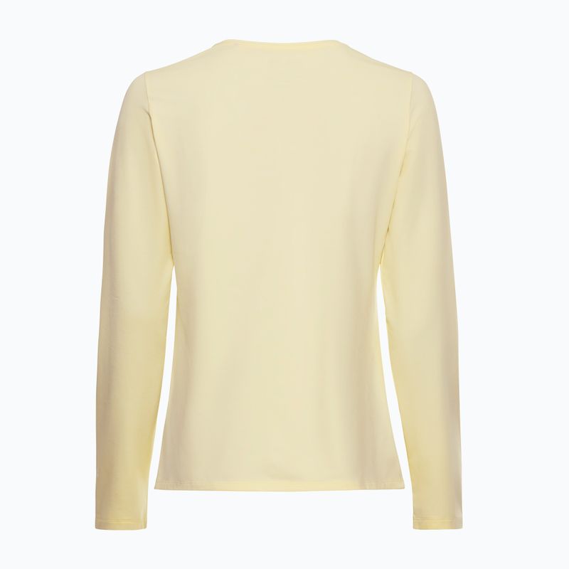Moteriški žygio marškinėliai ilgomis rankovėmis Jack Wolfskin Trail vanilla cream 5