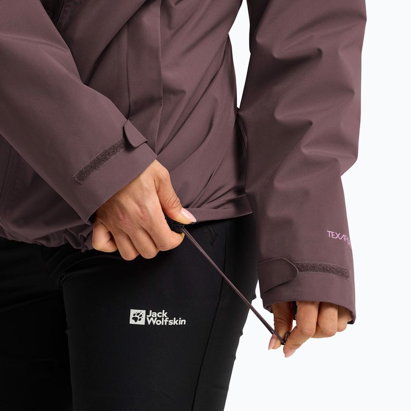 Moteriška 3‑in‑1 striukė Jack Wolfskin Moonrise 2 3IN1 sheer plum 9