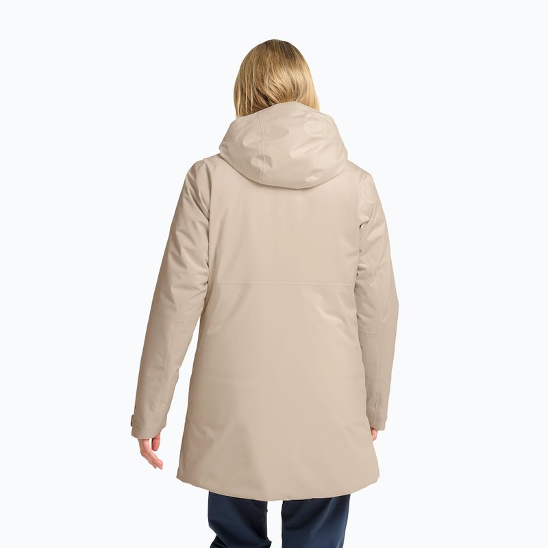 Moteriškas lietaus paltas Jack Wolfskin Heidelstein 2 Ins oyster 3