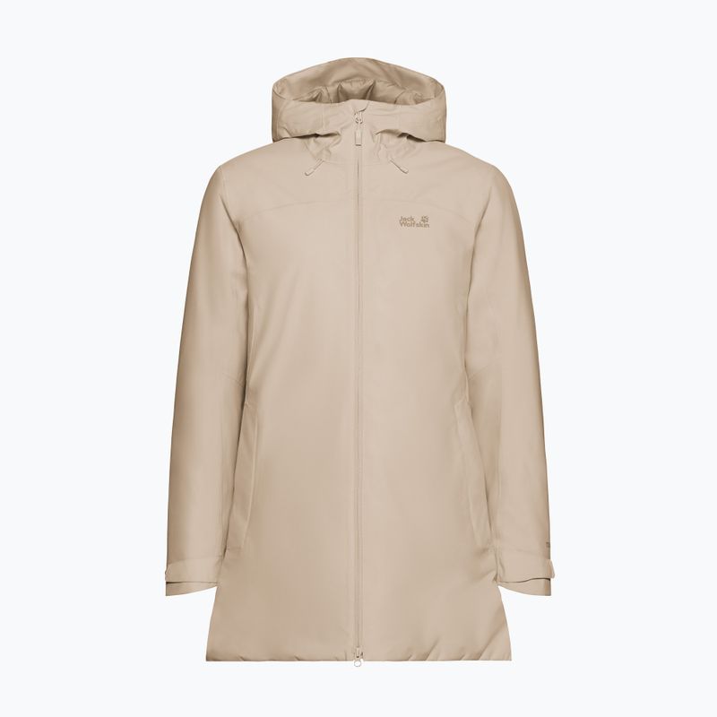 Moteriškas lietaus paltas Jack Wolfskin Heidelstein 2 Ins oyster 7