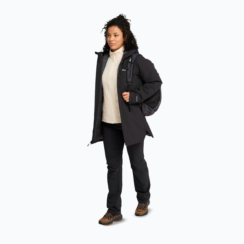 Moteriškas lietaus paltas Jack Wolfskin Heidelstein 2 Ins black 2