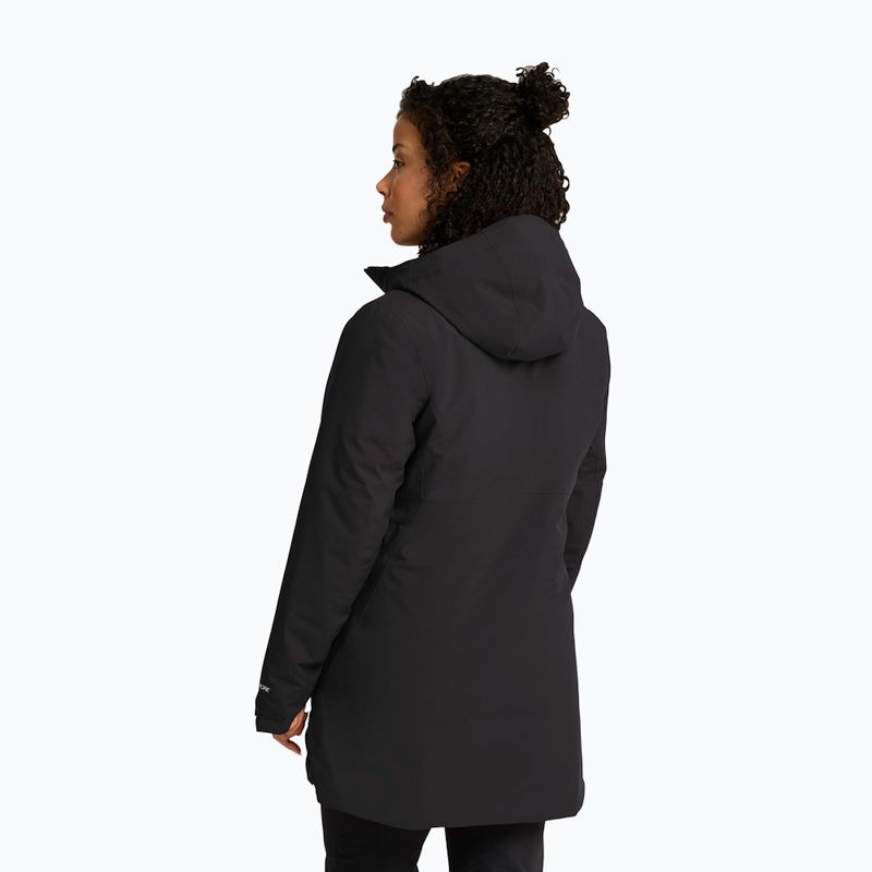 Moteriškas lietaus paltas Jack Wolfskin Heidelstein 2 Ins black 3